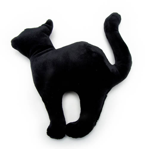 Black Cat Plush Dog Toy