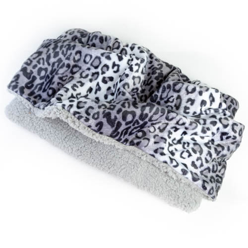 Premium Pocket Bed - Snow Leopard Velboa Fur