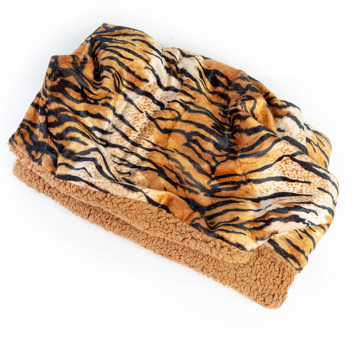 Premium Pocket Bed - Tiger Velboa Fur