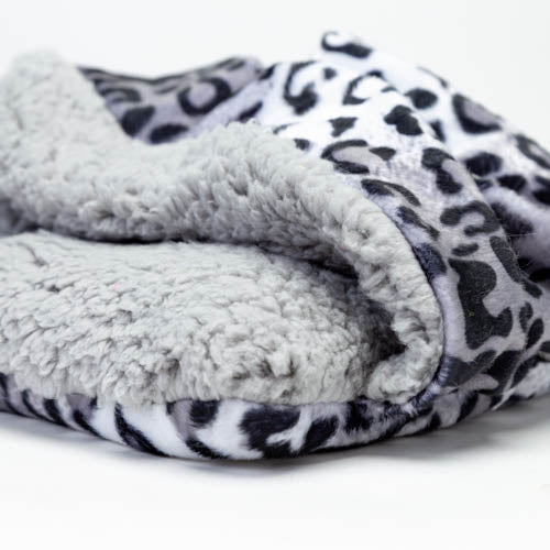 Premium Pocket Bed - Snow Leopard Velboa Fur