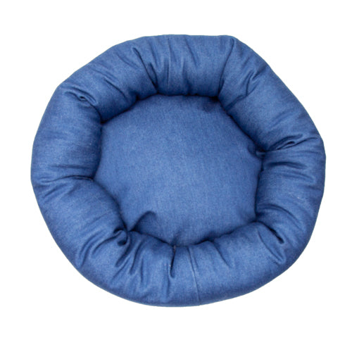 Round Bed - Blue Denim