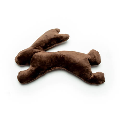 Chocolate Bunny Plush Dog Toy