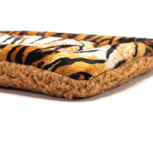 Premium Flat Bed - Tiger Print Fur