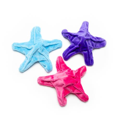 Starfish Plush Dog Toy